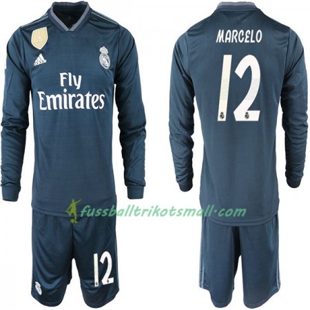Fußballtrikots Real Madrid MARCELO 12 Kinder 2018-2019 Langarm Auswärts-trikot kaufen